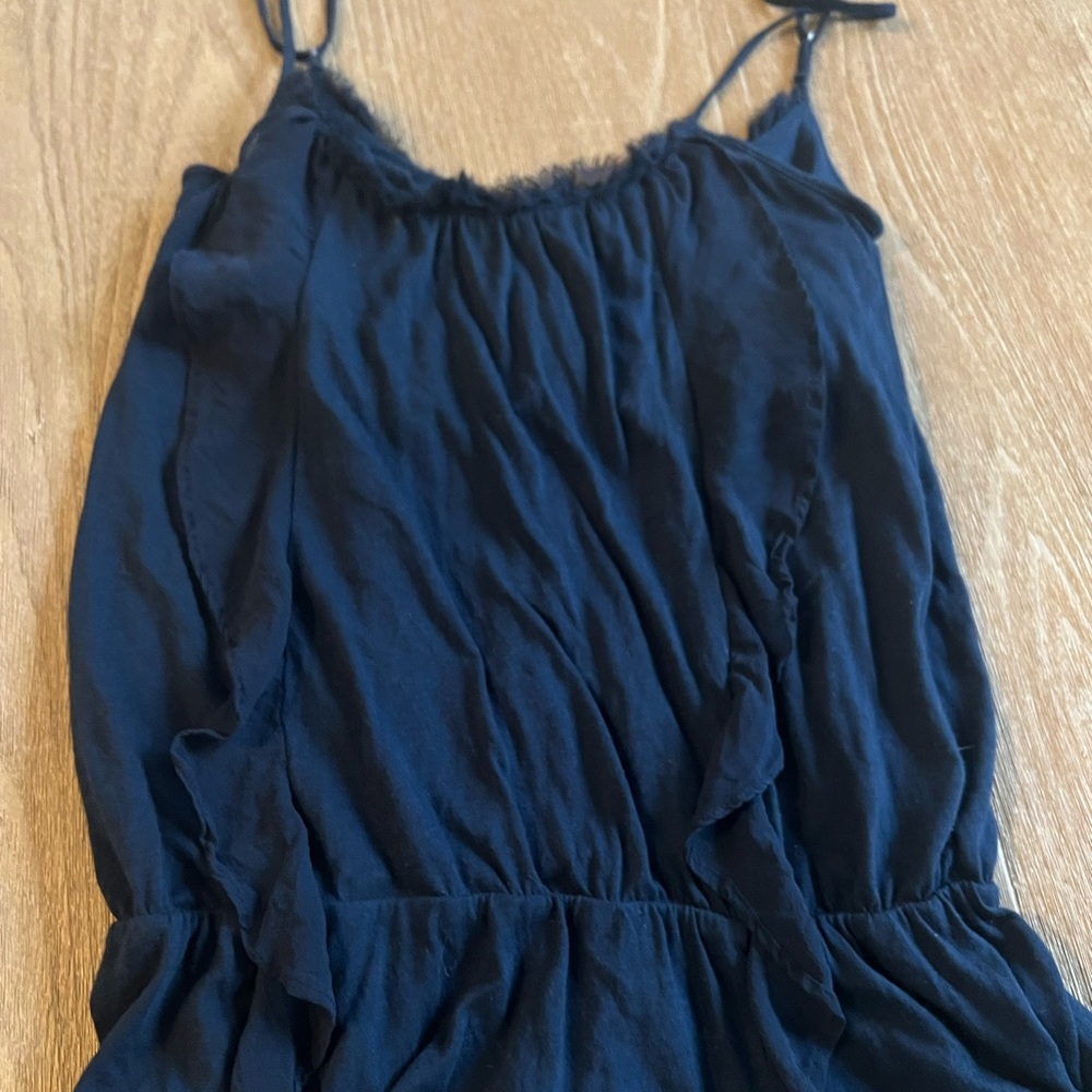 7 for all mankind camisole navy top blouse size xs